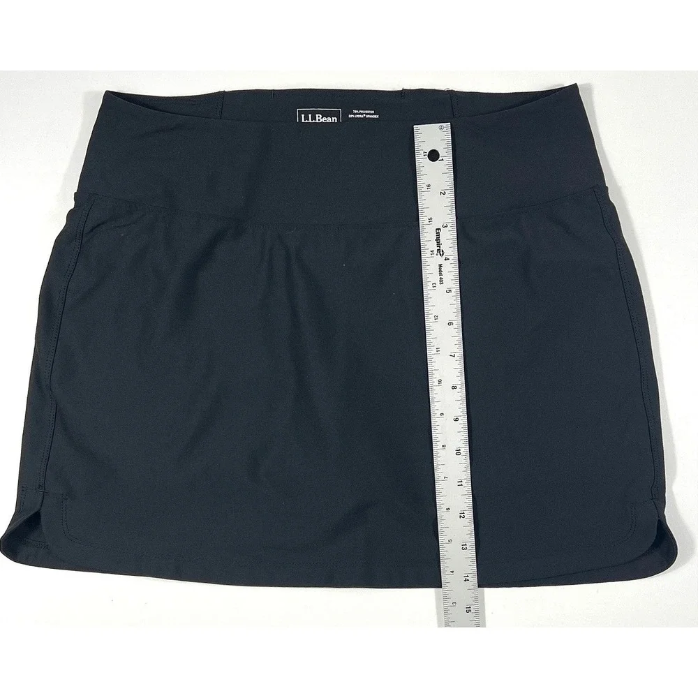 L.L. Bean Everyday‎ Performance Skort Women's Small Black Active UPF 50+ Outdoor